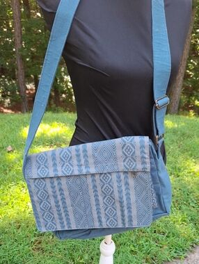 Malia Designs Recycled Fair Trade Crossbody Messenger Bag